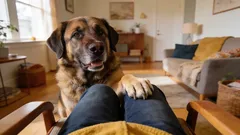 犬があなたに前足を乗せる理由：飼い主が見落としがちな真実