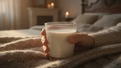 寝る前の温かいミルク：ぐっすり眠るための量とタイミング